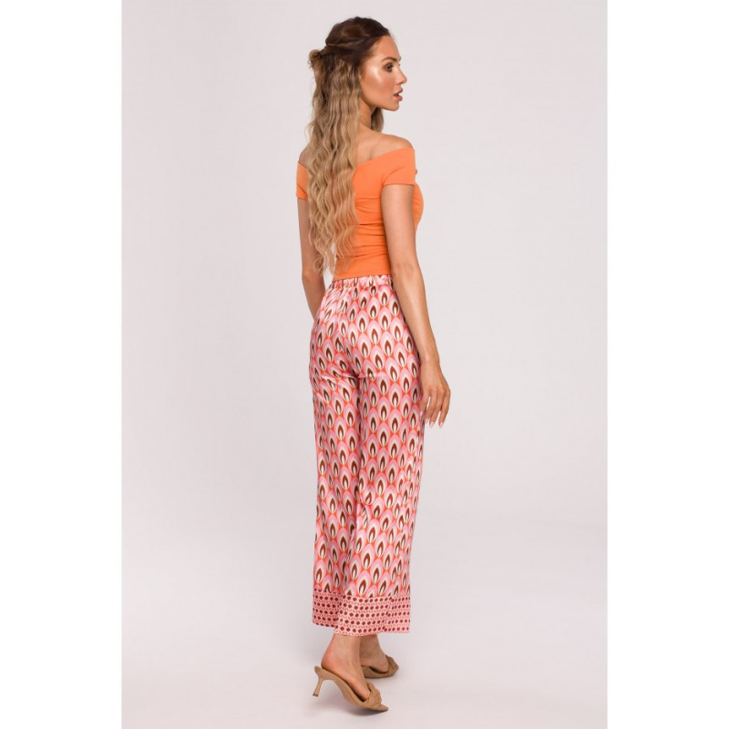 M677 Printed culotte pants - model 2