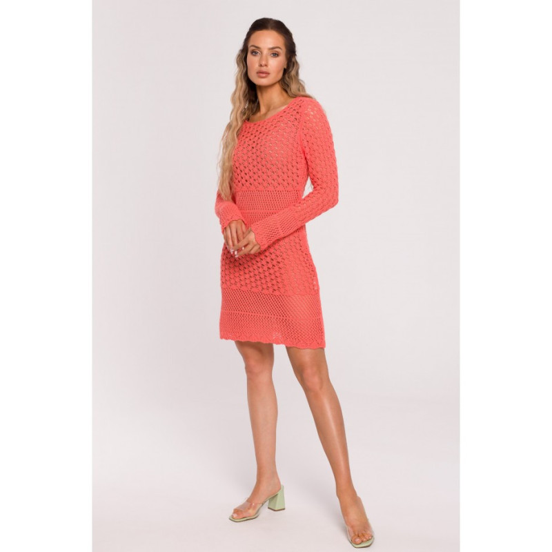 M685 Openwork dress - peach