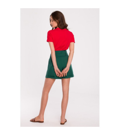 K126 High-waisted shorts - green