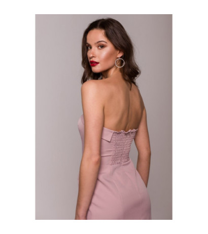 K131 Smooth corset dress - dirty pink