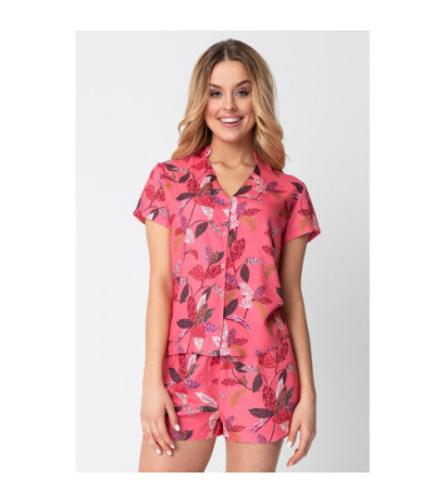 LA104 Pajama shirt with V...