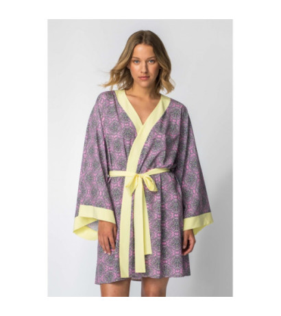 LA107 Kimono with colorful...