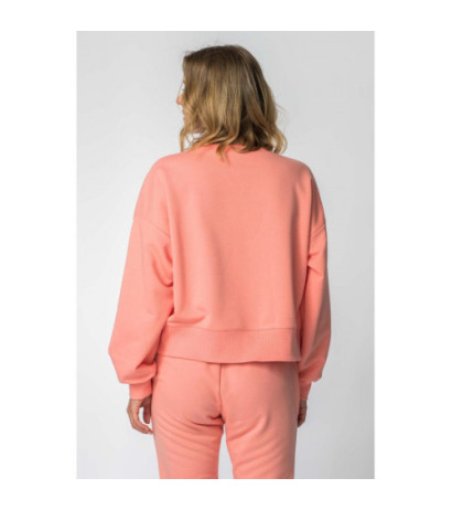 LA111 Ribbed sweatshirt - coral