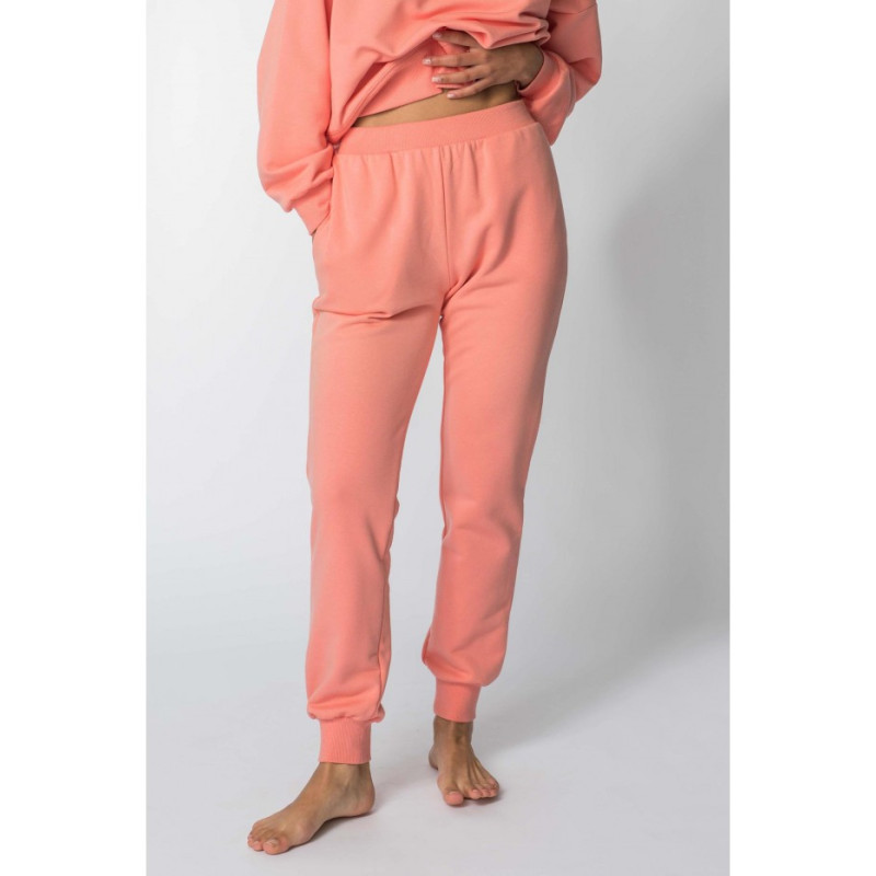 LA112 Tracksuit pants with drawstrings - coral