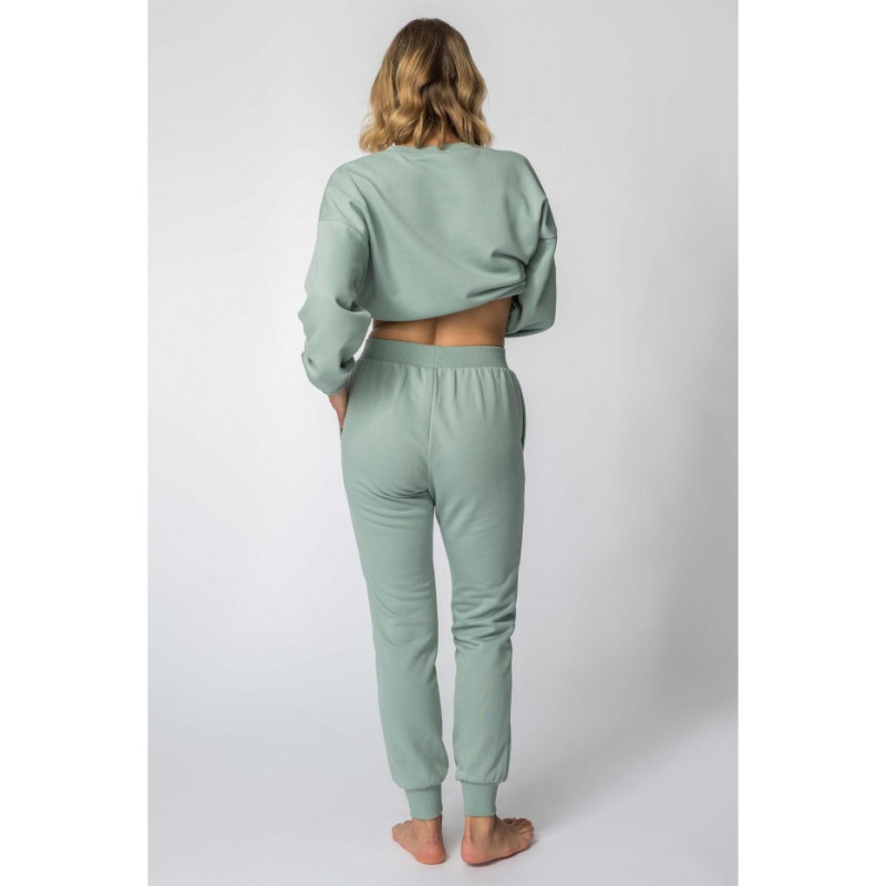 LA112 Sweatpants with ribbed cuffs - mint