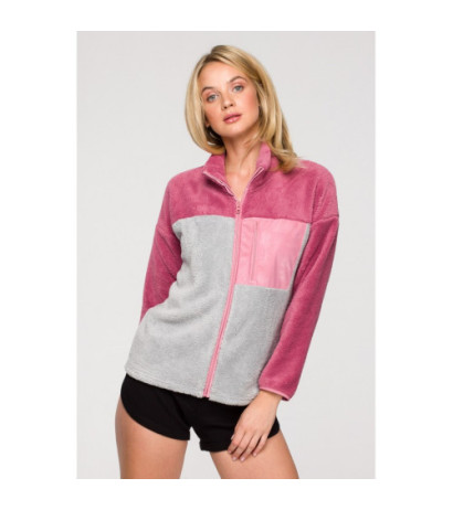 LA115 Plush zip sweatshirt...