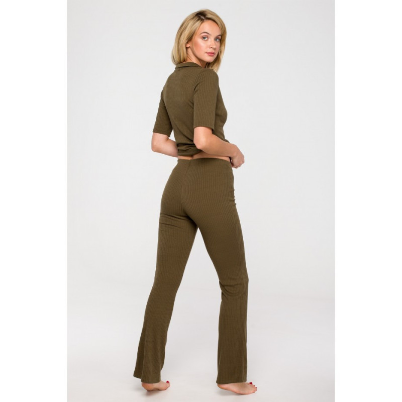 LA117 Ribbed pants - khaki