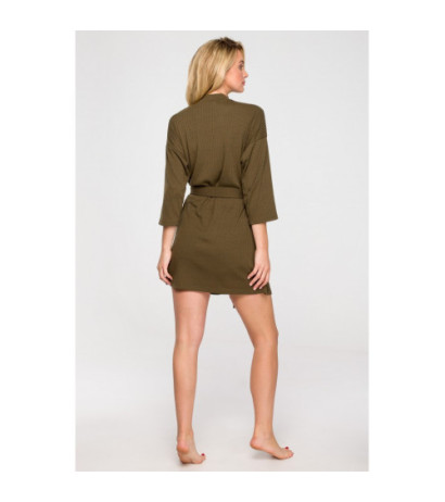 LA119 Bathrobe with belt - khaki