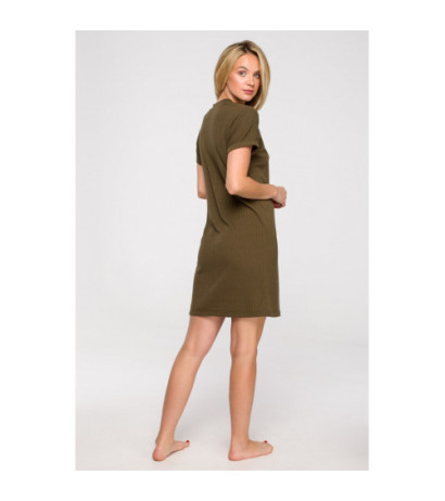 LA120 Ribbed sleep shirt - khaki