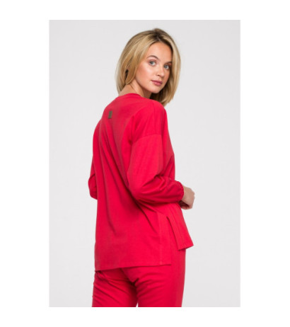 LA122 Long-sleeved blouse - red