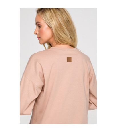 LA122 Long sleeve sleep blouse - nude