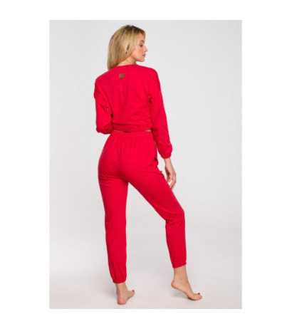 LA123 Long sleep pants - red