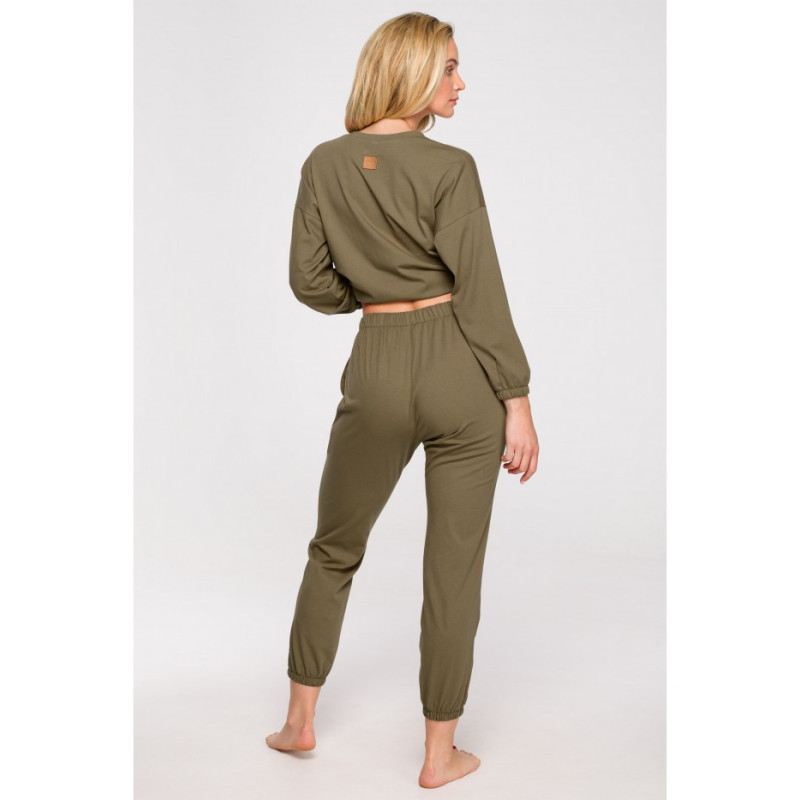 LA123 Long sleep pants - khaki