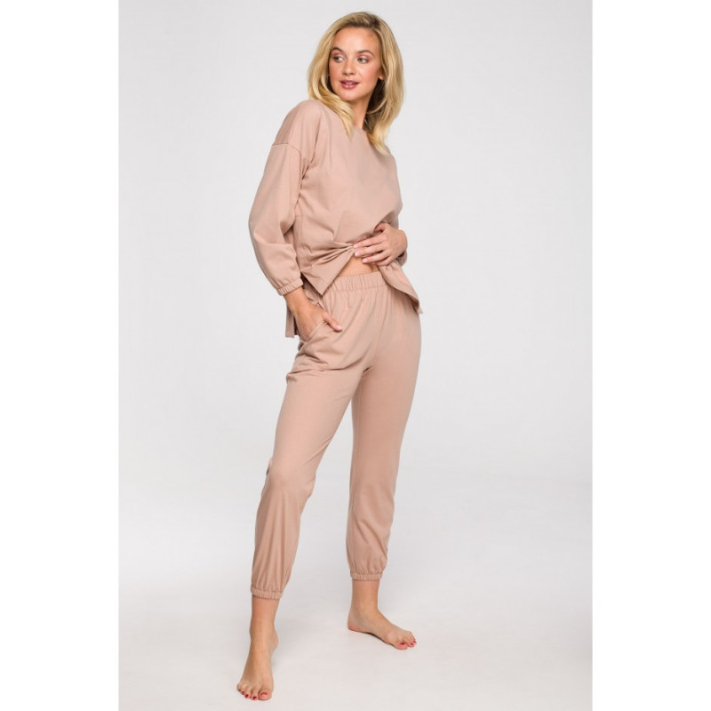 LA123 Long sleep pants - nude