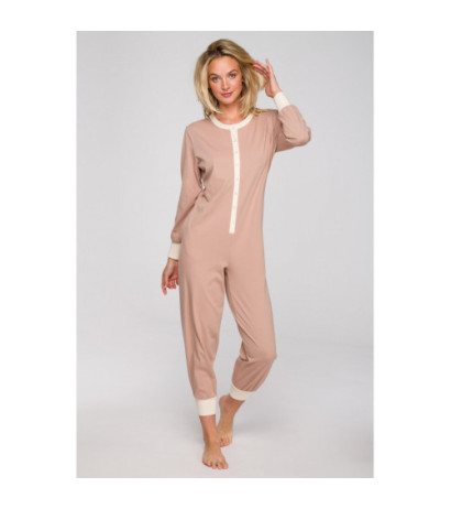 LA124 Long sleepsuit - nude