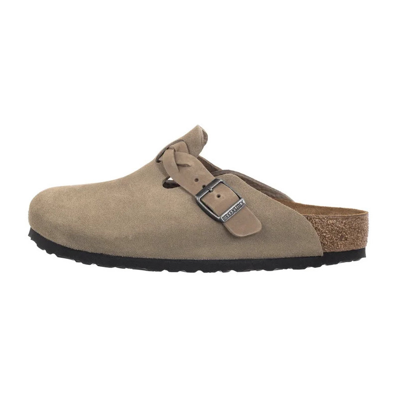 Birkenstock Boston Braided Taupe 1026667 (BK286-a) Moteriški batai/šlepetės