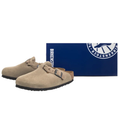 Birkenstock Boston Braided Taupe 1026667 (BK286-a) Moteriški batai/šlepetės