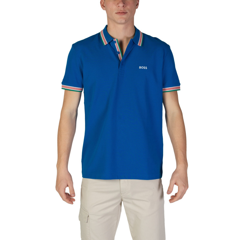 Boss Polo Marškinėliai WH7_15825000126_Azzurro Light Blue