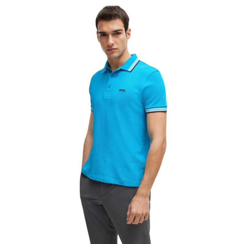 Boss Polo Krekli WH7_15825000679_Turchese Turquoise