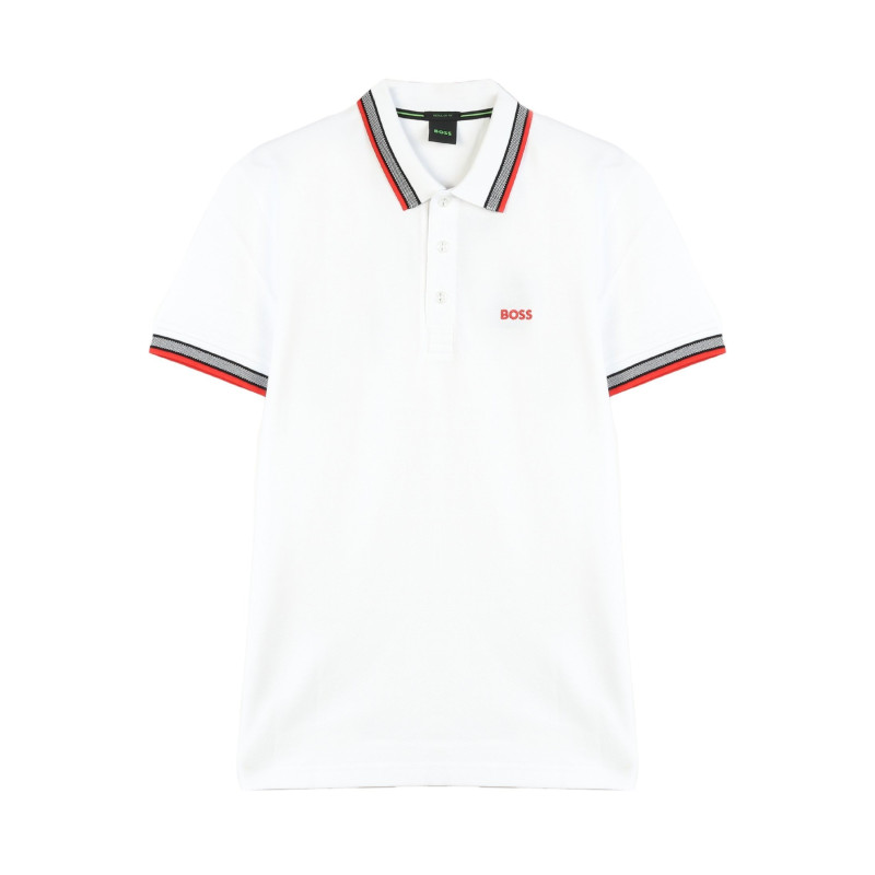 Boss Polo Krekli WH7_15825002617_Bianco_-_Nero White