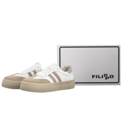 Filippo Białe/Beżowe DP6841/25 WH BE (FO139-a) sports Shoes