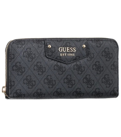 Guess Eco Brenton Slg Lrg Zip Around SWBG83 90146 Coal Logo (GU698-b) käekott