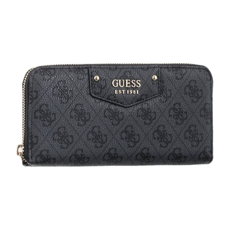 Guess Eco Brenton Slg Lrg Zip Around SWBG83 90146 Coal Logo (GU698-b) handbag