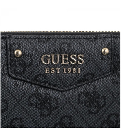 Guess Eco Brenton Slg Lrg Zip Around SWBG83 90146 Coal Logo (GU698-b) handbag