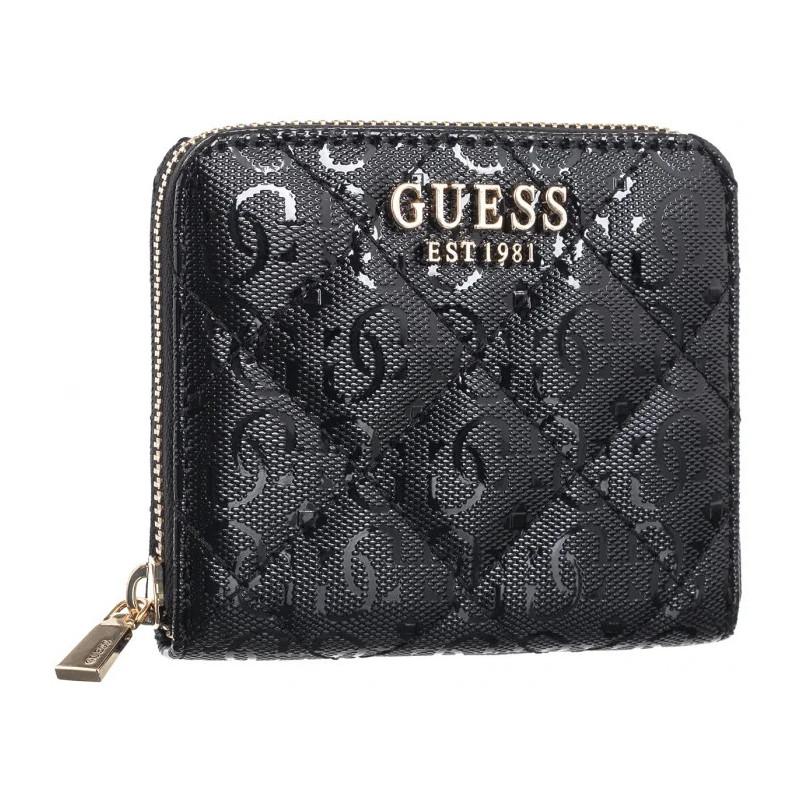 Guess Laurel Slg Small Zip Around SWGG85 00137 Black (GU703-a) rankinė