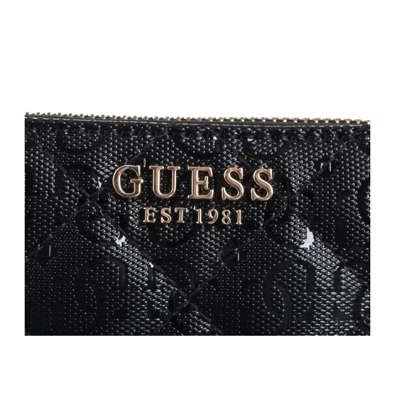 Guess Laurel Slg Small Zip Around SWGG85 00137 Black (GU703-a) rankinė