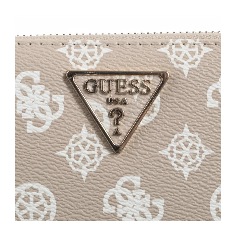 Guess Laurel Slg Medium Zip Around SWPG85 00140 Sand Logo (GU705-a) rankinė