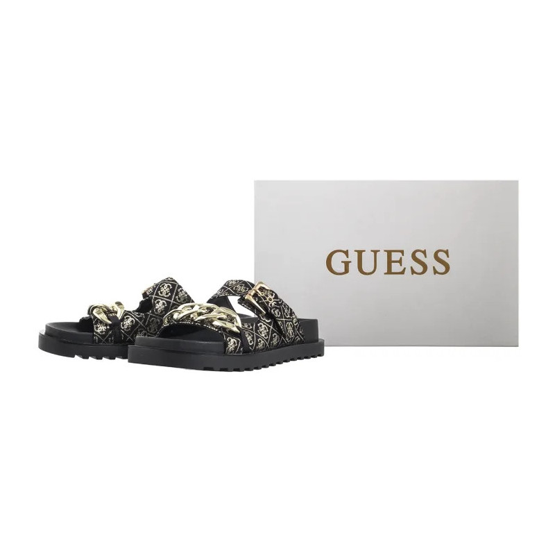 Guess FATEMA2 BLKPL FL6FT2 FAL03 (GU433-b) Moteriški batai/šlepetės