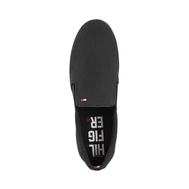 Tommy Hilfiger Iconic Slip On Sneaker FM0FM00597-0GK Triple Black (TH225-c) čības