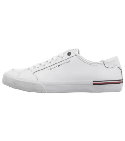 Tommy Hilfiger Core Corporate Vulc Leather White FM0FM05399 YBS (TH1255-a) sportiniai bateliai 