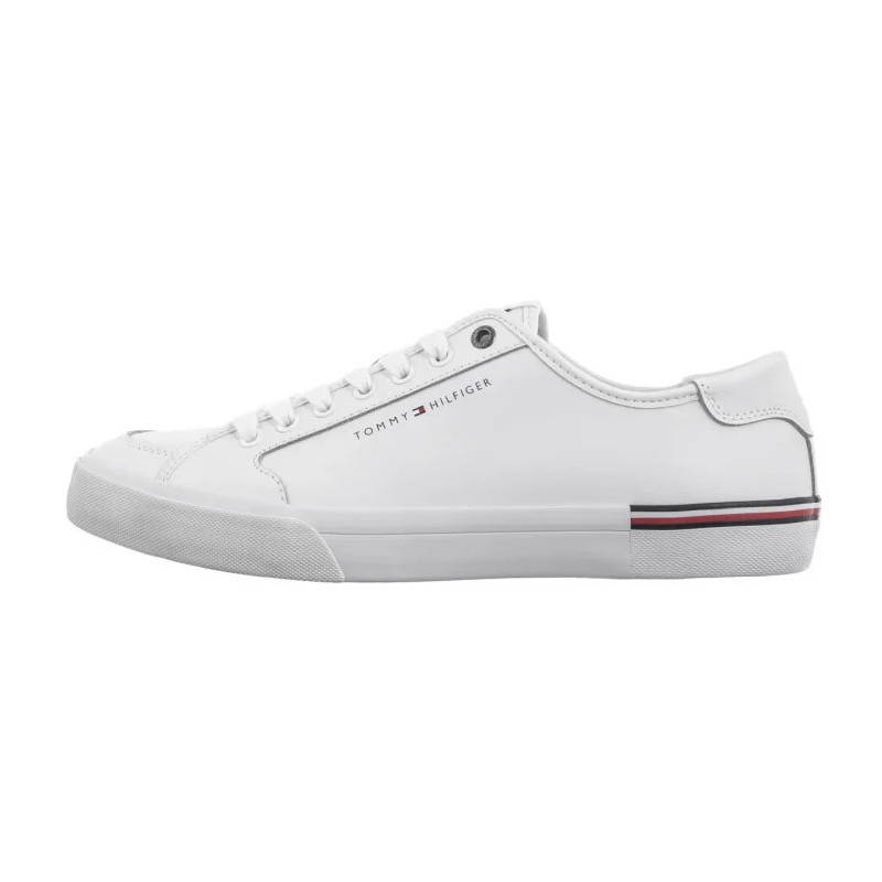 Tommy Hilfiger Core Corporate Vulc Leather White FM0FM05399 YBS (TH1255-a) sportiniai bateliai 