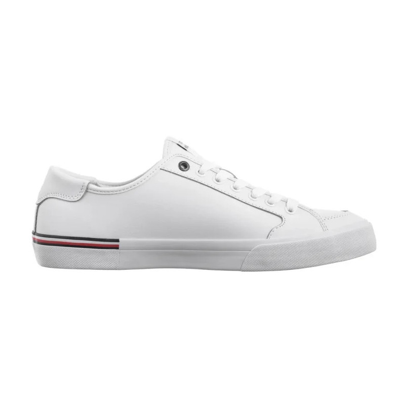 Tommy Hilfiger Core Corporate Vulc Leather White FM0FM05399 YBS (TH1255-a) sportiniai bateliai 