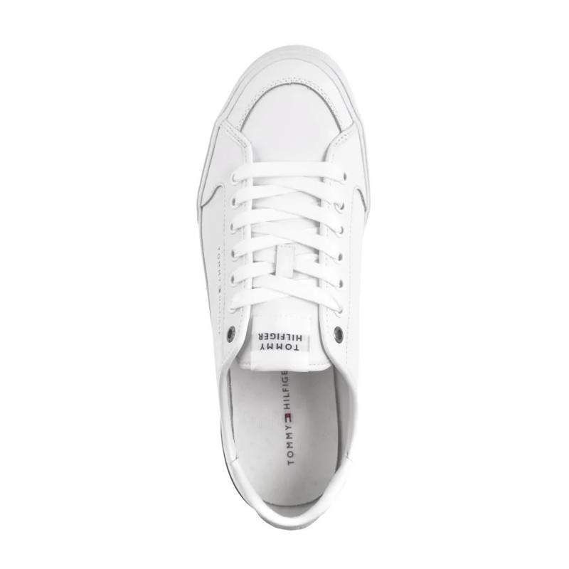 Tommy Hilfiger Core Corporate Vulc Leather White FM0FM05399 YBS (TH1255-a) sportiniai bateliai 