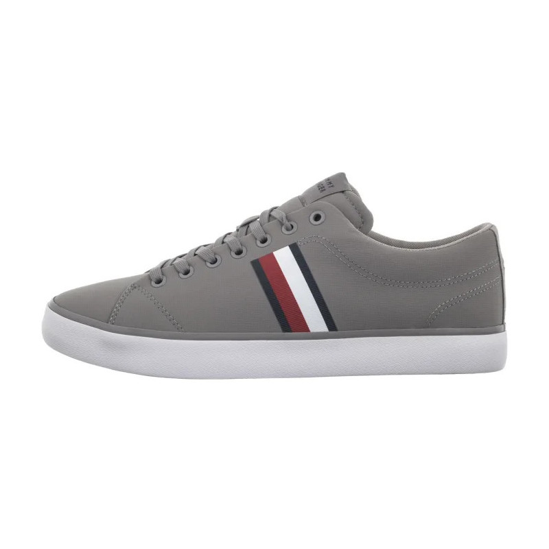 Tommy Hilfiger TH Hi Vulc Low Core Stripes Mesh Universal Grey FM0FM05393 PRY (TH1256-a) čības