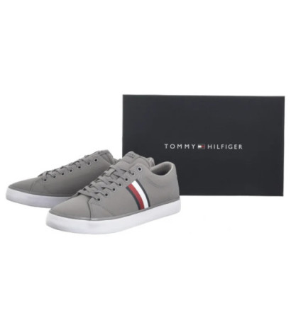 Tommy Hilfiger TH Hi Vulc Low Core Stripes Mesh Universal Grey FM0FM05393 PRY (TH1256-a) čības