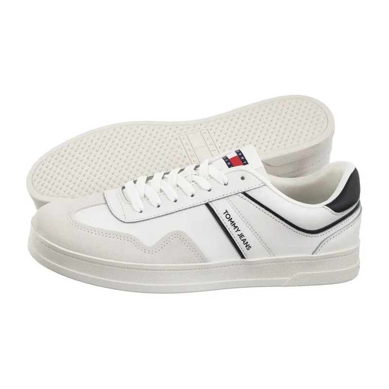 Tommy Hilfiger The Greenwich Leather Ecru EM0EM01571 TCR (TH1259-a) Sneakers