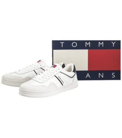 Tommy Hilfiger The Greenwich Leather Ecru EM0EM01571 TCR (TH1259-a) Sneakers