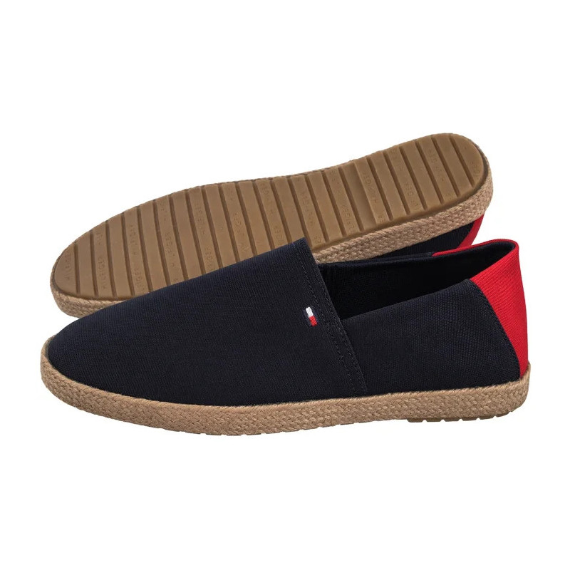 Tommy Hilfiger Hilfiger Espadrille Core Textile Desert Sky FM0FM05353 DW5 (TH1260-a) kurpes