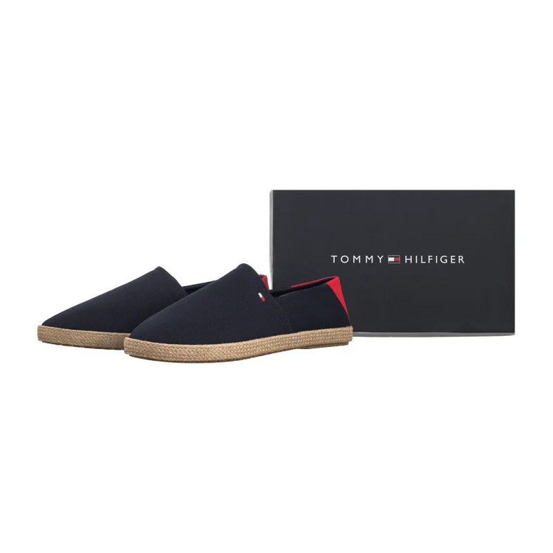 Tommy Hilfiger Hilfiger Espadrille Core Textile Desert Sky FM0FM05353 DW5 (TH1260-a) kurpes