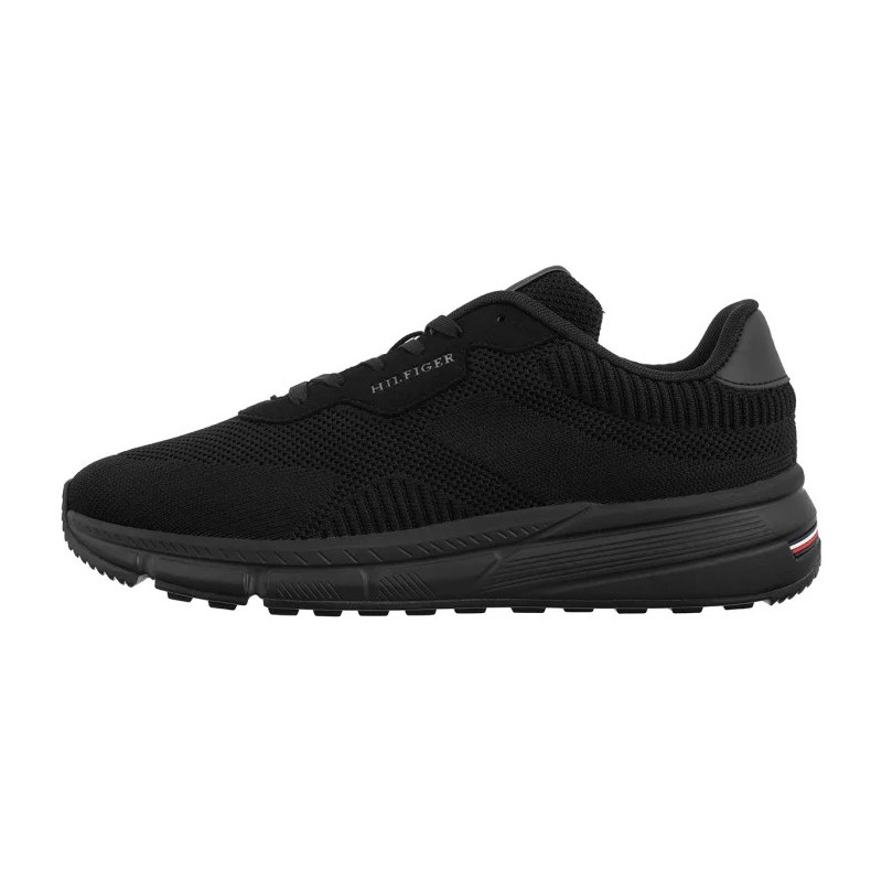 Tommy Hilfiger Lightweight Rwb Knit Black FM0FM05423 BDS (TH1262-a) sports shoes