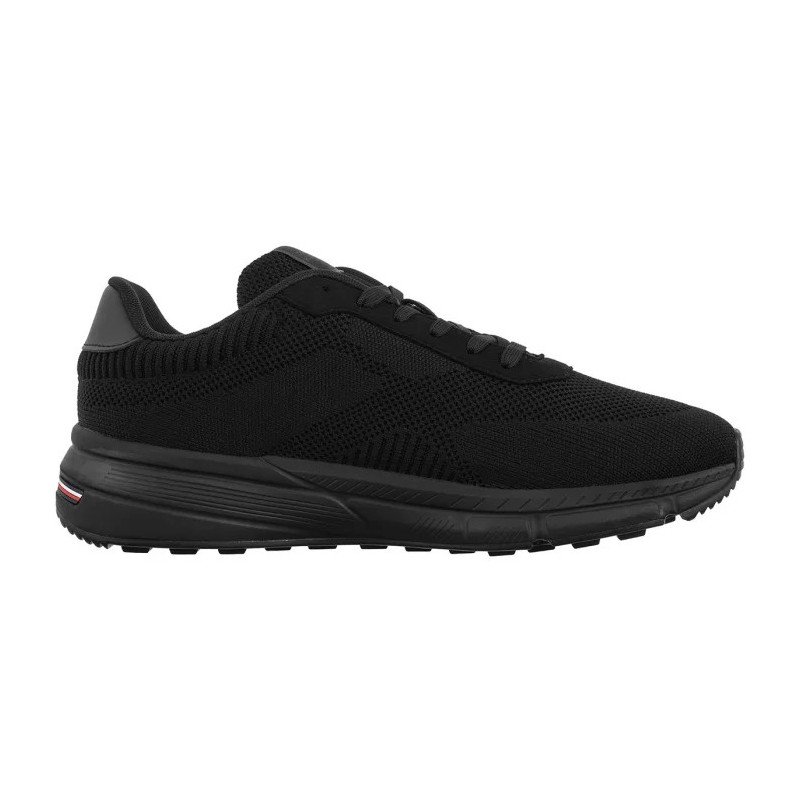 Tommy Hilfiger Lightweight Rwb Knit Black FM0FM05423 BDS (TH1262-a) sports shoes