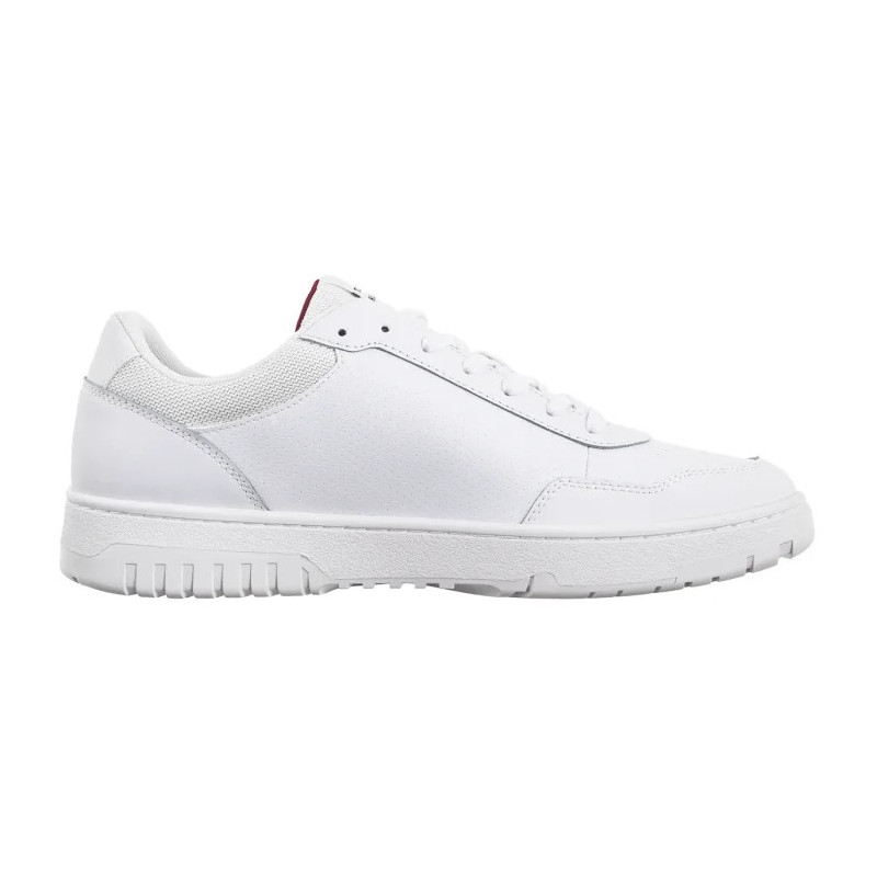 Tommy Hilfiger TH Basket Core Lth Pinperf White FM0FM05466 YBS (TH1263-a) sporta apavi