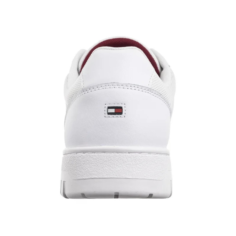 Tommy Hilfiger TH Basket Core Lth Pinperf White FM0FM05466 YBS (TH1263-a) sporta apavi