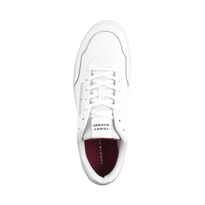 Tommy Hilfiger TH Basket Core Lth Pinperf White FM0FM05466 YBS (TH1263-a) sporta apavi