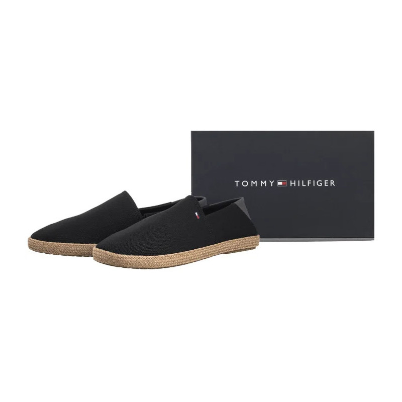 Tommy Hilfiger Hilfiger Espadrille Core Textile Black FM0FM05353 BDS (TH1260-c) batai