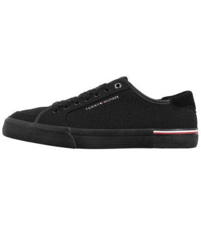 Tommy Hilfiger Core Corporate Vulc Canvas Black FM0FM05398 BDS (TH1266-a) čības